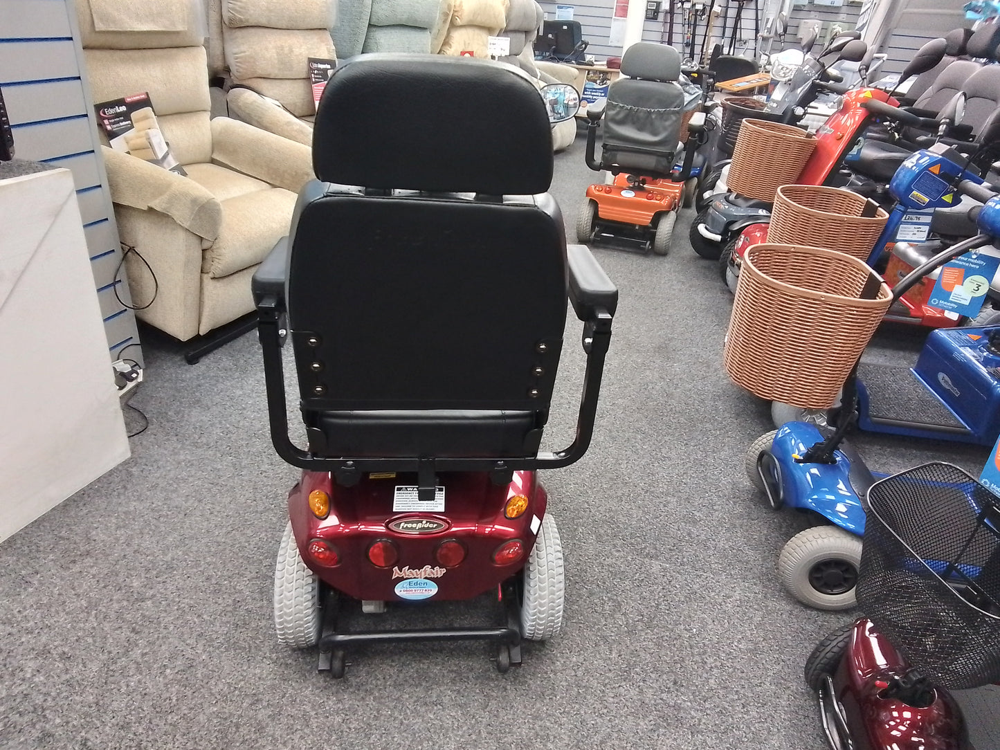 FREERIDER MAYFAIR (Red) - Eden Mobility