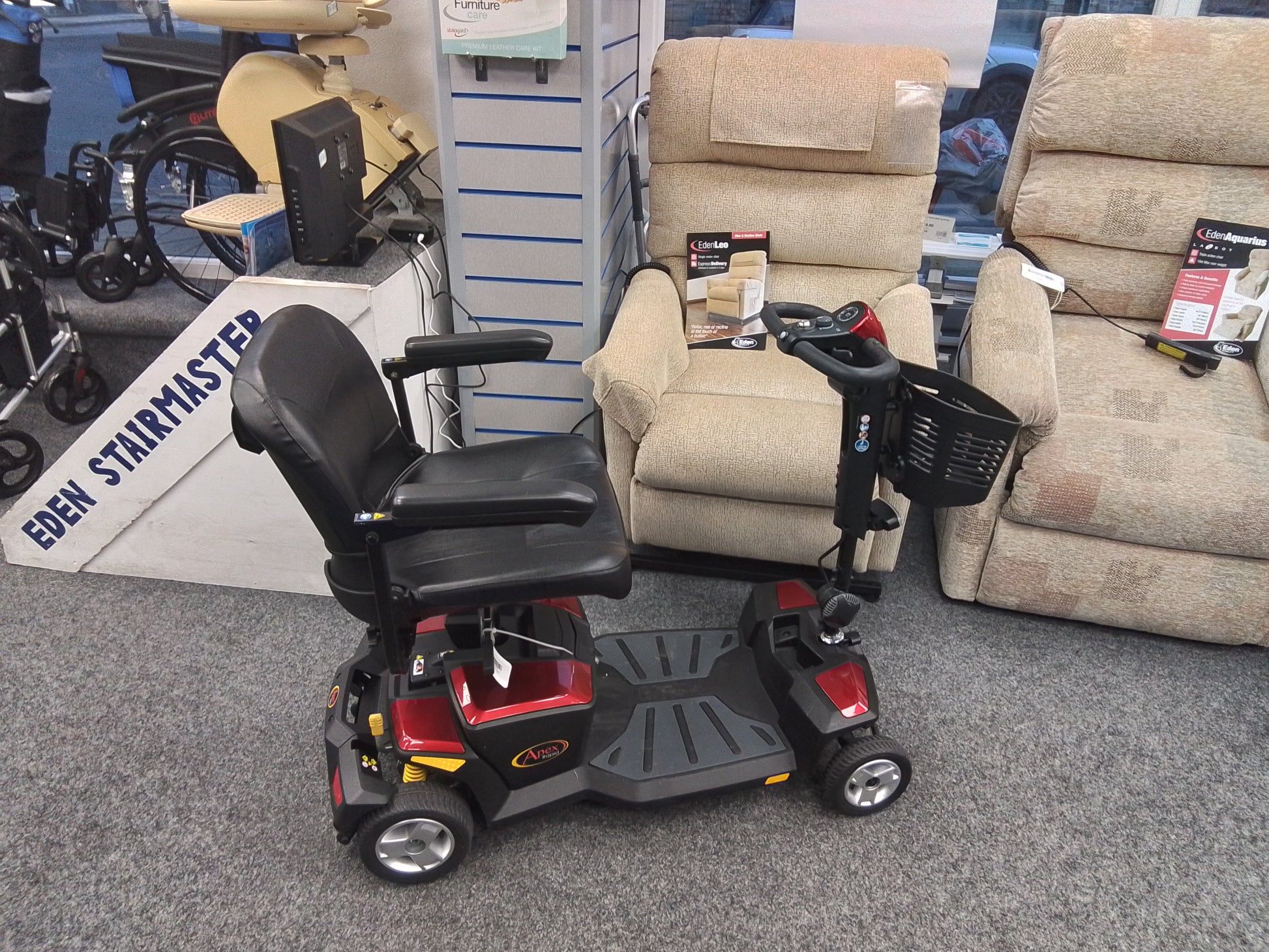 Pride Apex Rapid (Red) - Eden Mobility