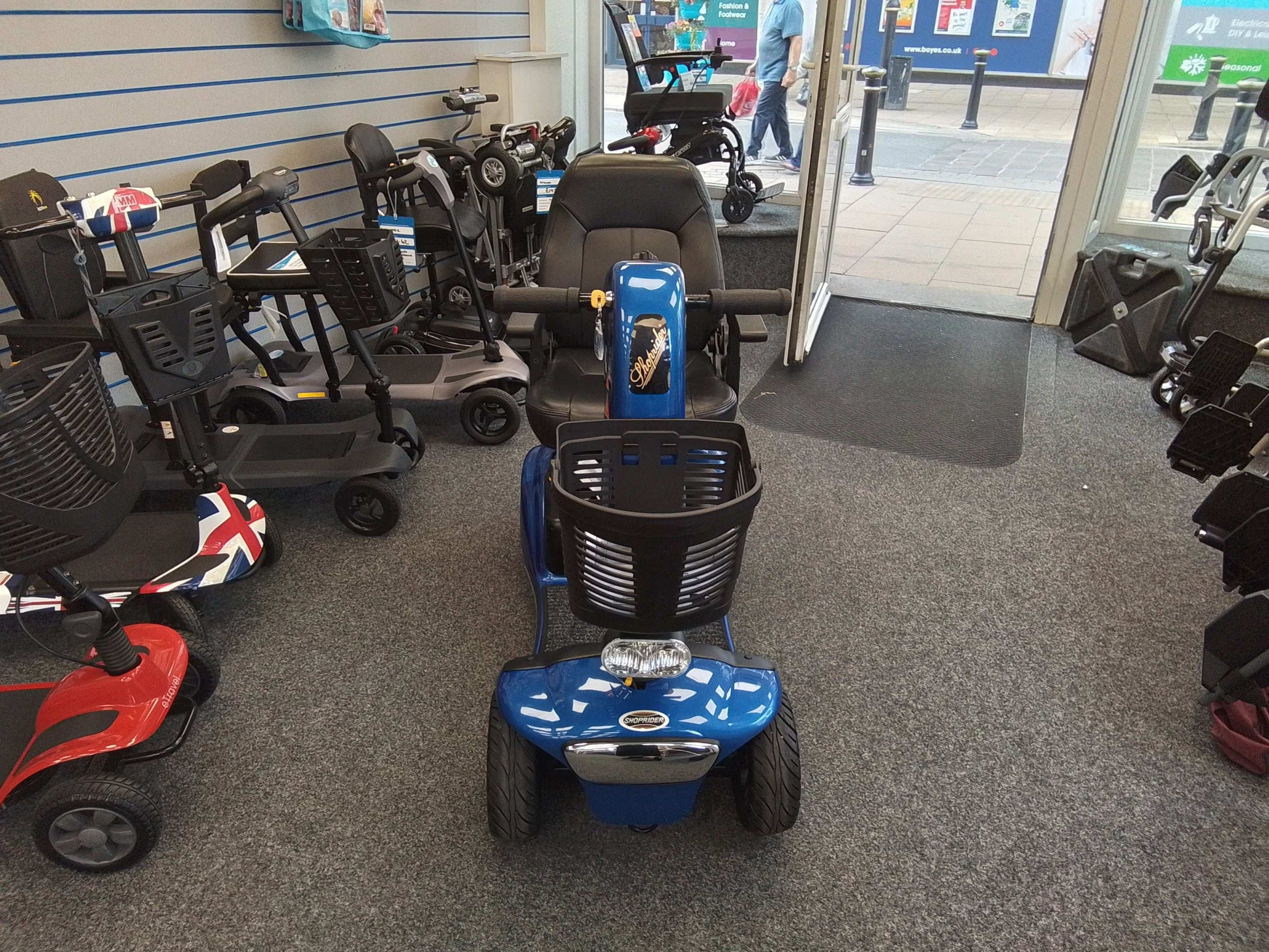 Shoprider Valencia Mobility Scooter In Showroom