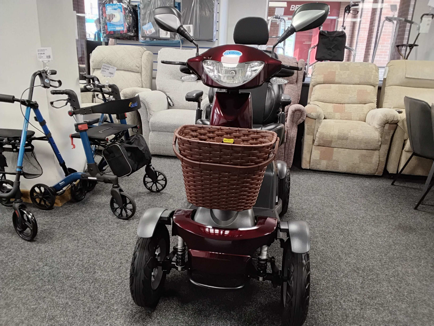 Vanos Galaxy 2 - Red | Chesterfield - Eden Mobility