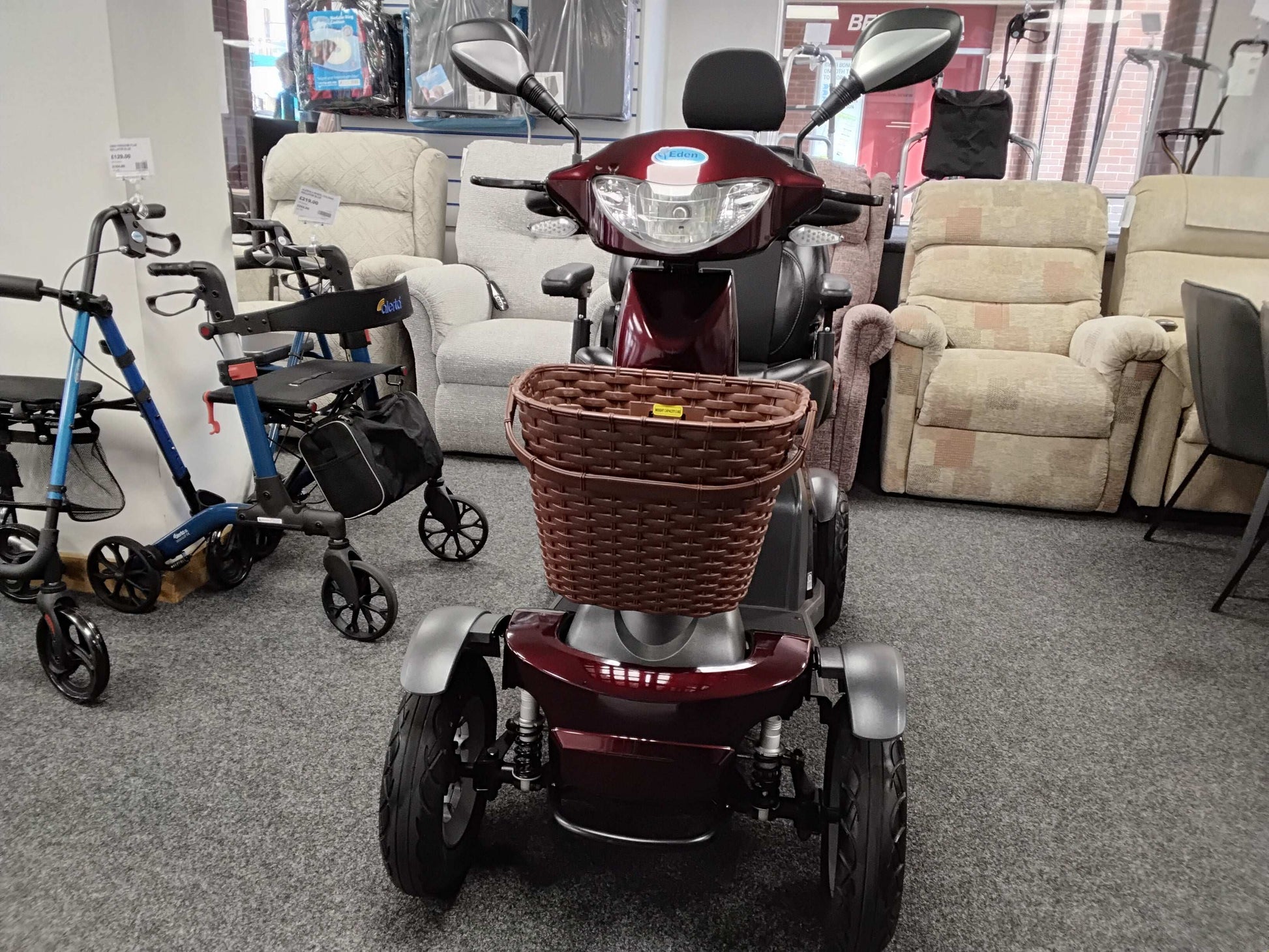 Vanos Galaxy 2 - Red | Chesterfield - Eden Mobility