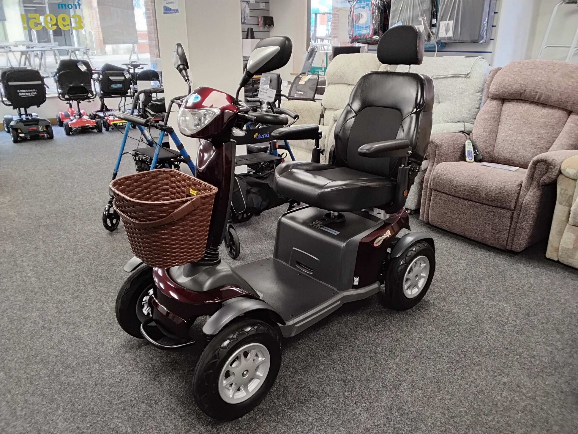 Vanos Galaxy 2 - Red | Chesterfield - Eden Mobility
