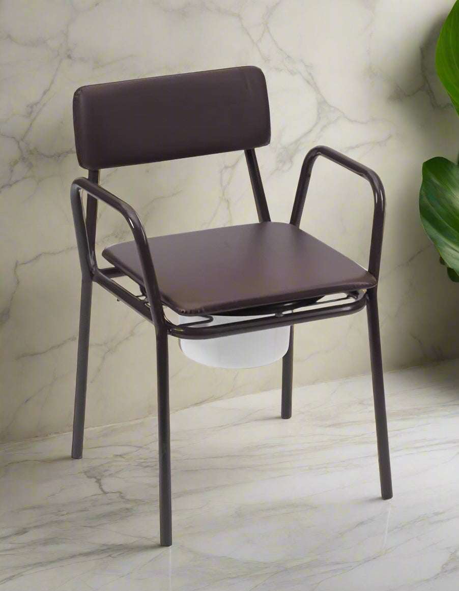 Height Adjustable Stacking Commode - Eden Mobility