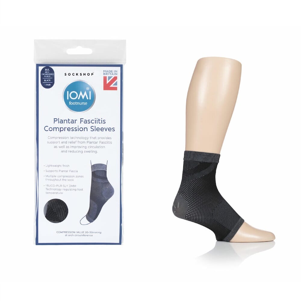 1Pk Plantar Fasciitis Sleeve M/L Blk - Eden Mobility
