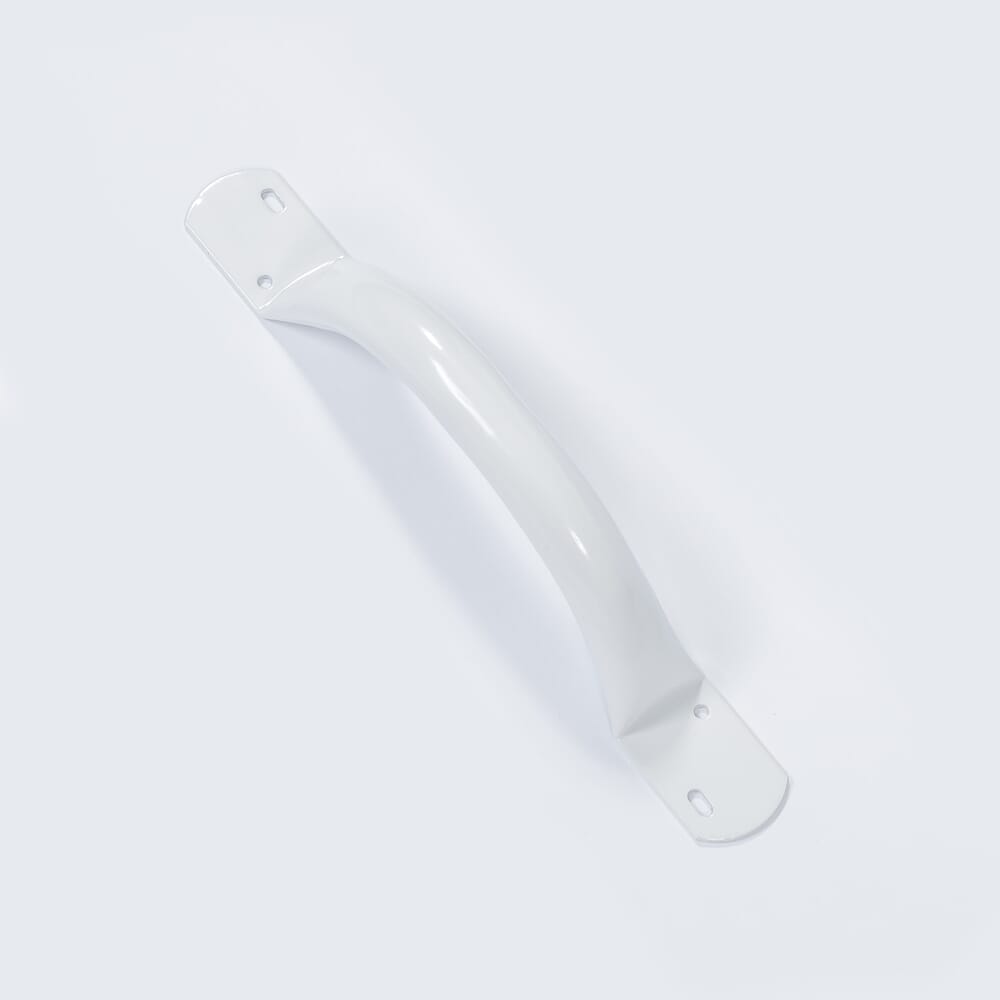 White Flat End Steel Grab Rail 305Mm - Eden Mobility