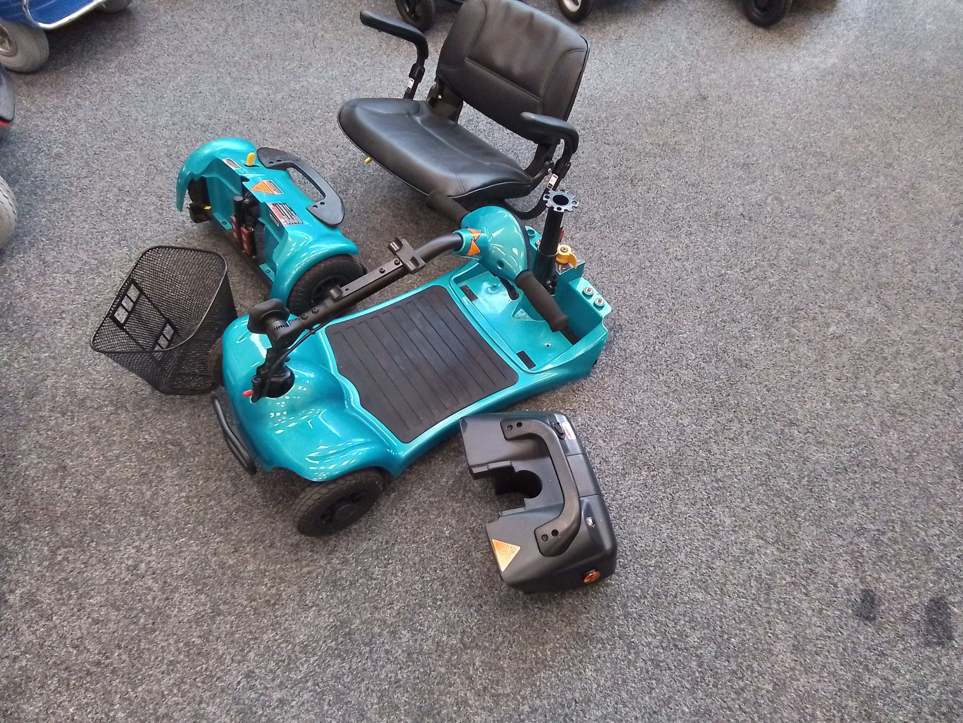 Elec Mob Ultralite 480 Teal - Eden Mobility