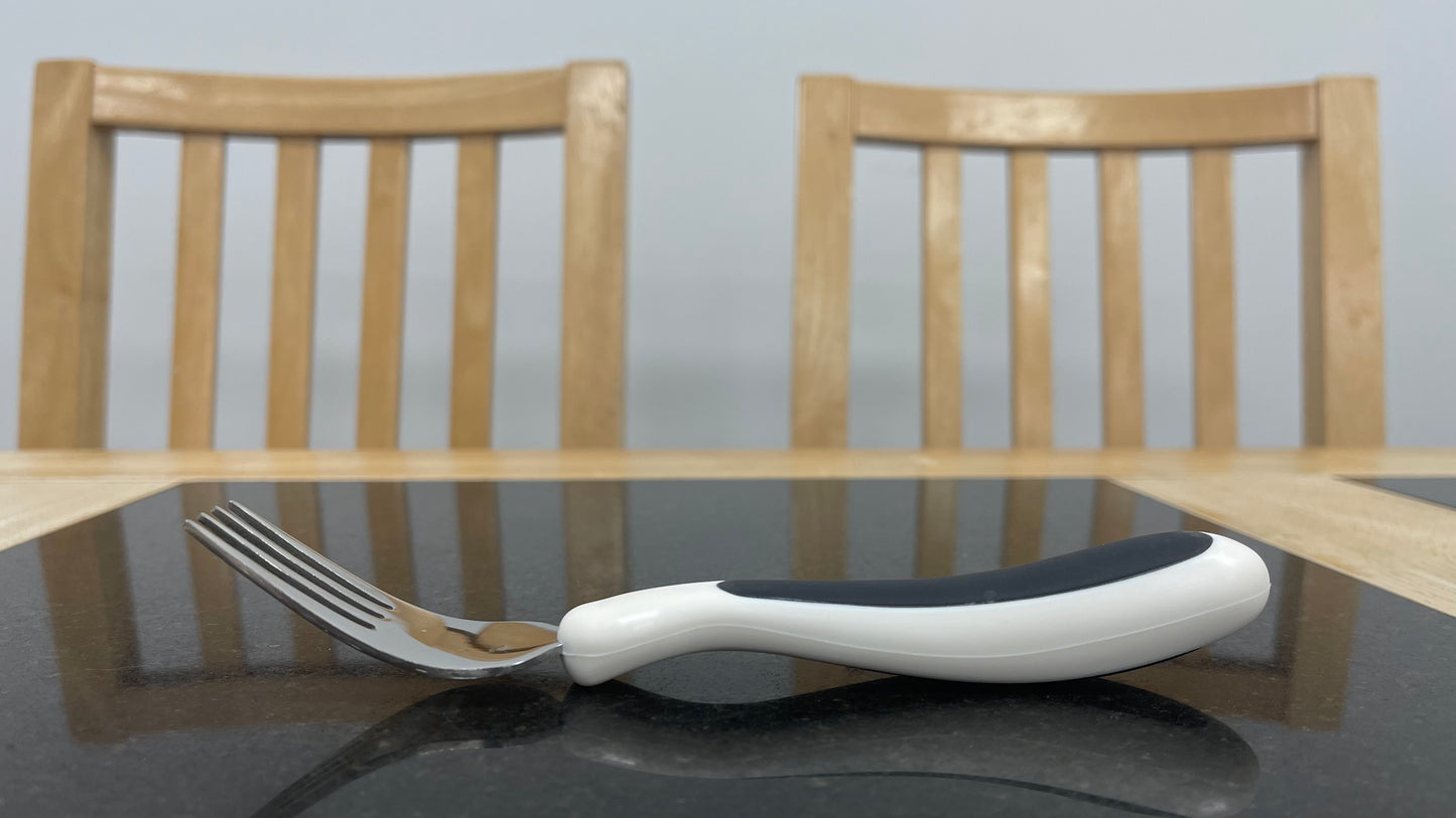 Kura Care Black And White Cutlery Set - Eden Mobility