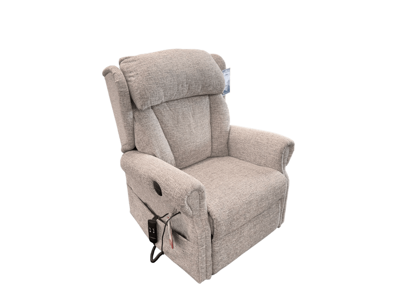 Grey riser recliner chair