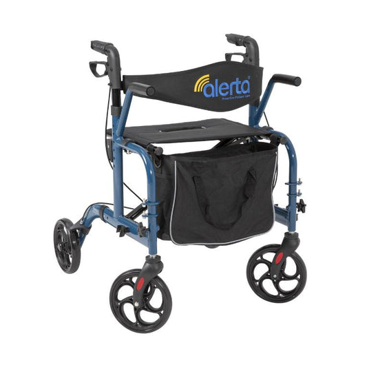 Alerta Lightweight 2-in-1 Wheelchair Rollator