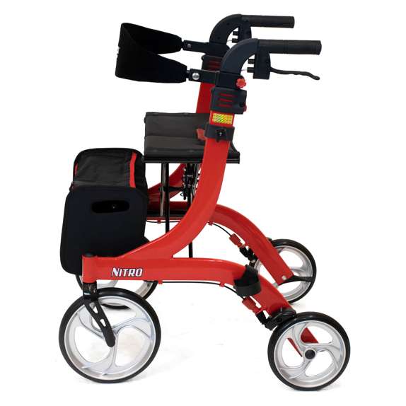 Nitro Rollator - Red - Eden Mobility
