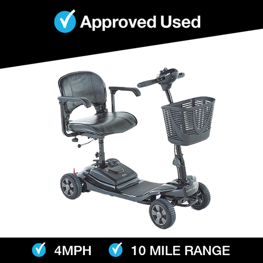 Approved And Used 
Motion Airscape Black Mobility Scooter