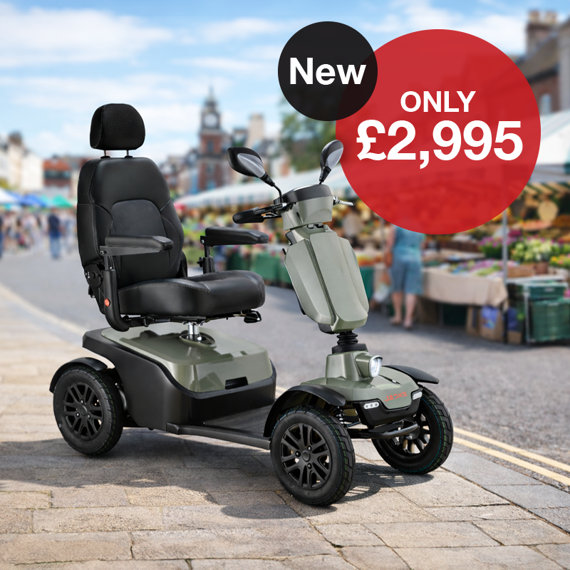 Excel Audax - New 8mph Mobility Scooter – Eden Mobility