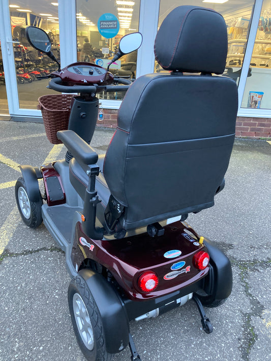 Roadmaster Plus R rear view (maroon) - Eden Mobility