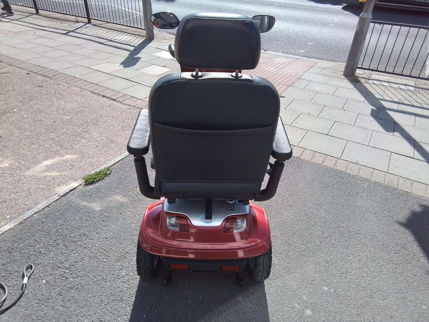 Back View Kymco Maxi XLS Red Mobility Scooter