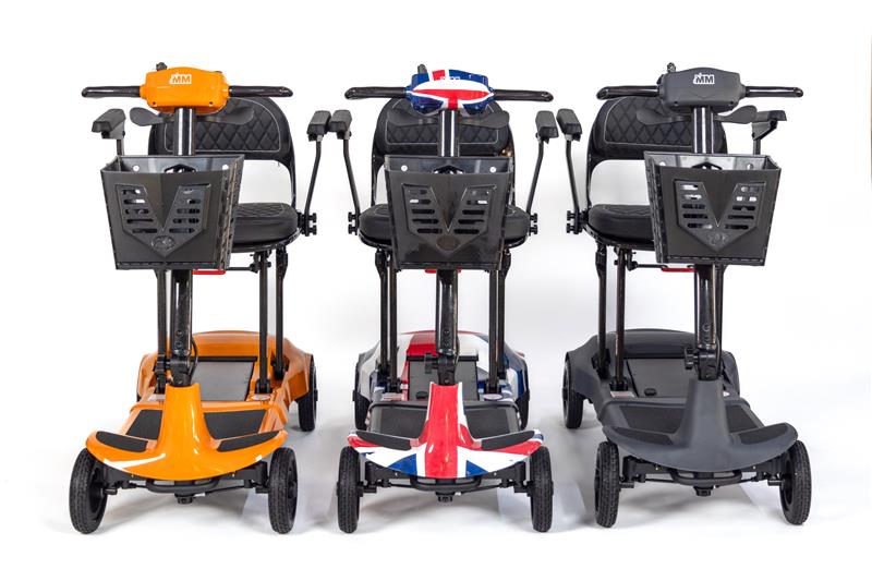 3 Eden Genie Ultralight Mobility Scooters