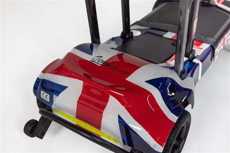 Close up of The Eden Genie In Union Jack