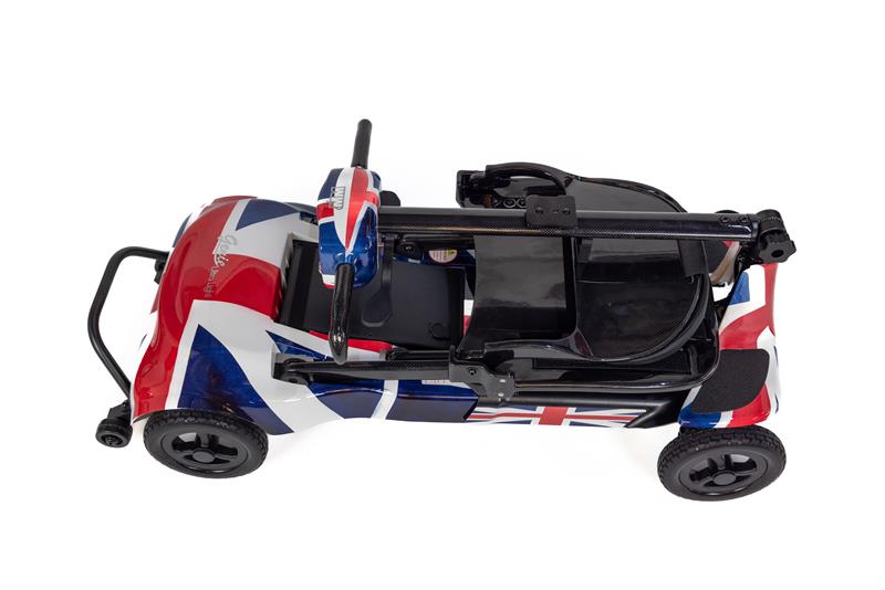 Union Jack Eden Genie Ultralight Mobility Scooter Folded