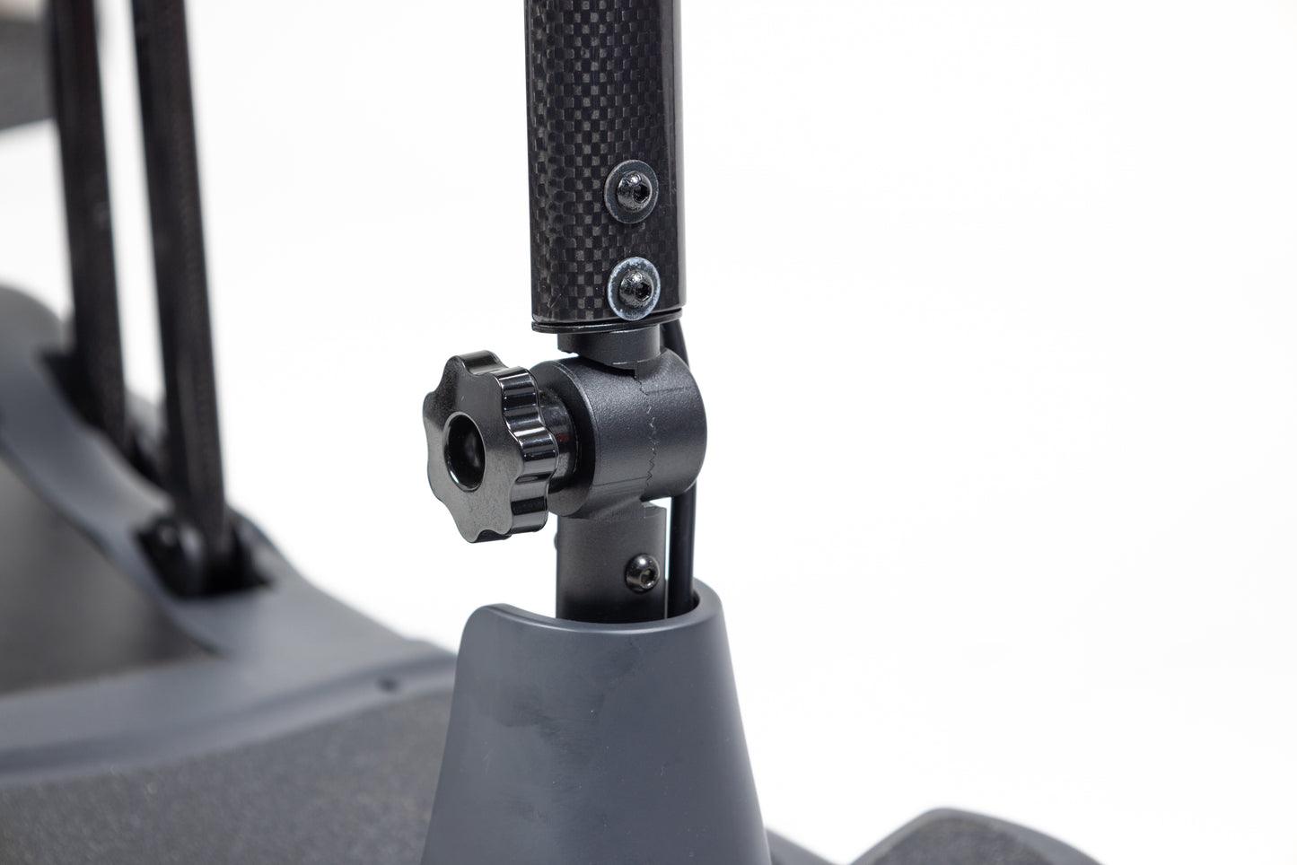 Close up of mobility scooter