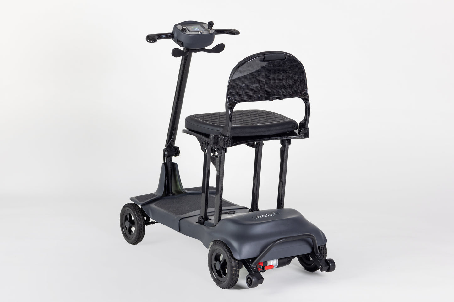 Mobility scooter back view