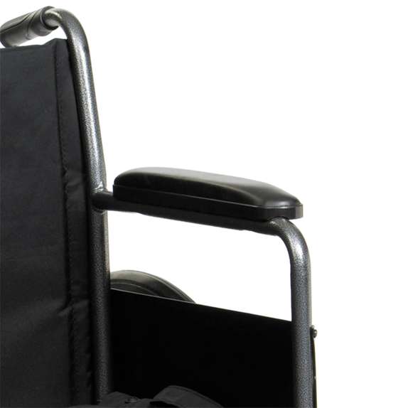 Silver Sport Steel Self Propel Wheelchair - Folding Back - Eden Mobility