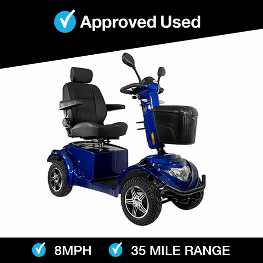 Scooterpac Ignite Blue Mobility Scooter