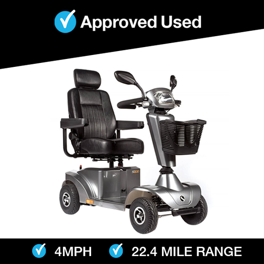 Approved and Used Sunrise S400 - Silver Mobility Scooter