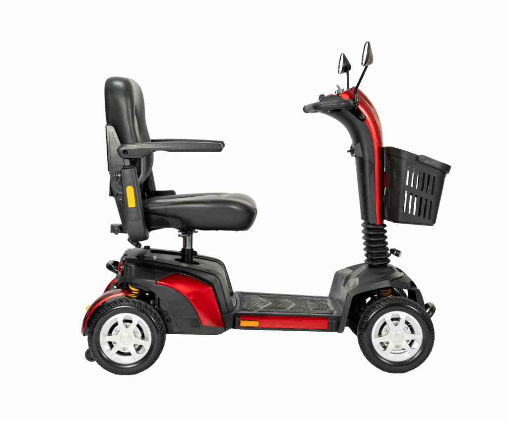 The Eden Excel Move 6MPH Mobility Scooter In Red