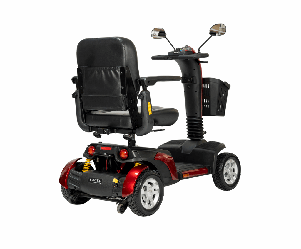The Eden Excel Move 6MPH Mobility Scooter With White Background