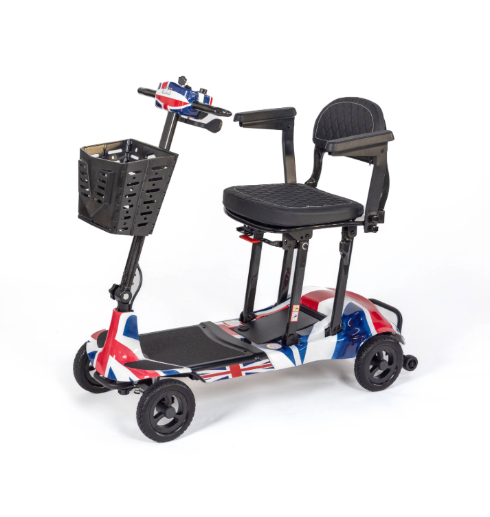 The Union Jack Eden Genie Ultralight Mobility Scooter
