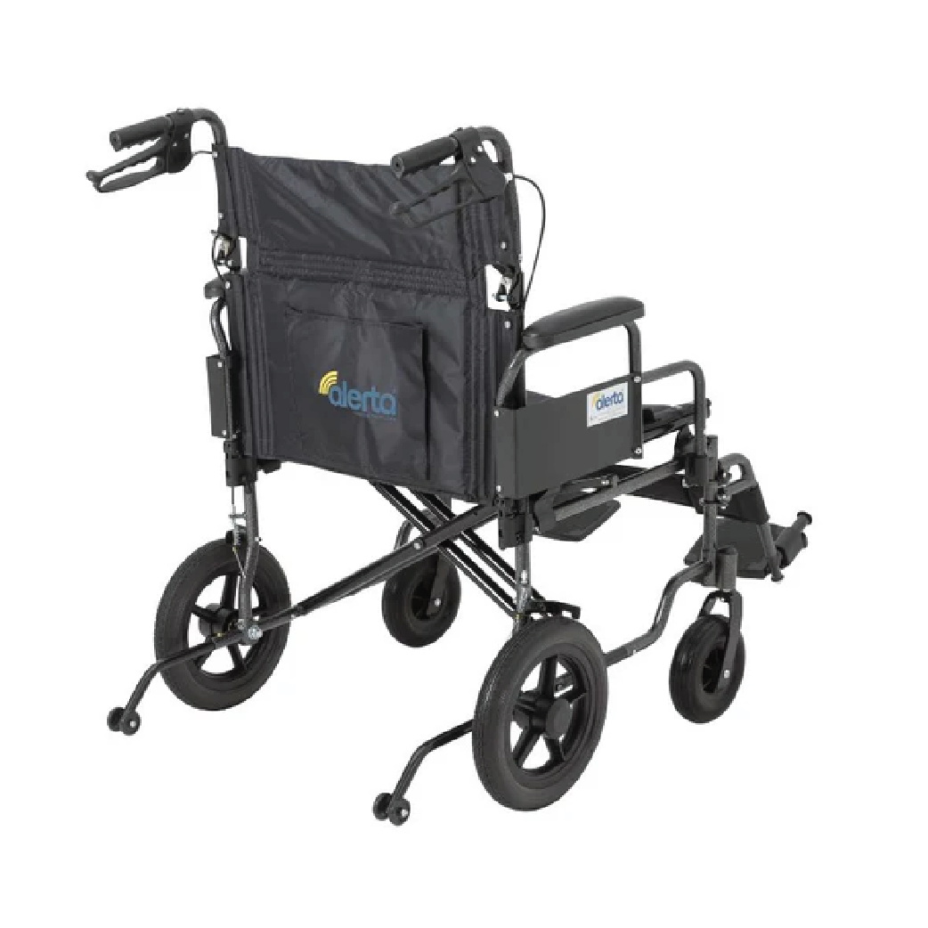 Alerta Transit Wide Heavy-Duty Aluminium Wheelchair