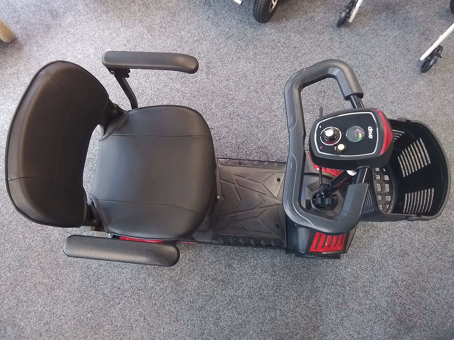 The Drive Scout Mobility Scooter In Red