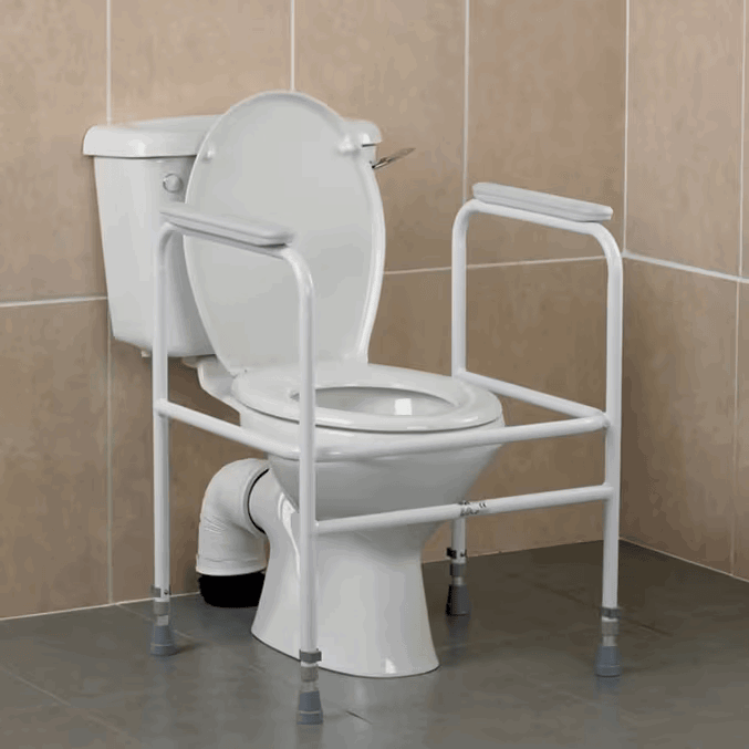 Adjustable Height Toilet Surround - Eden Mobility