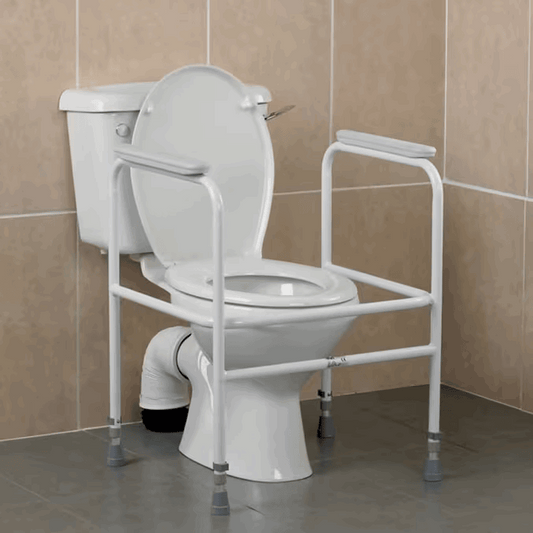 Adjustable Height Toilet Surround - Eden Mobility