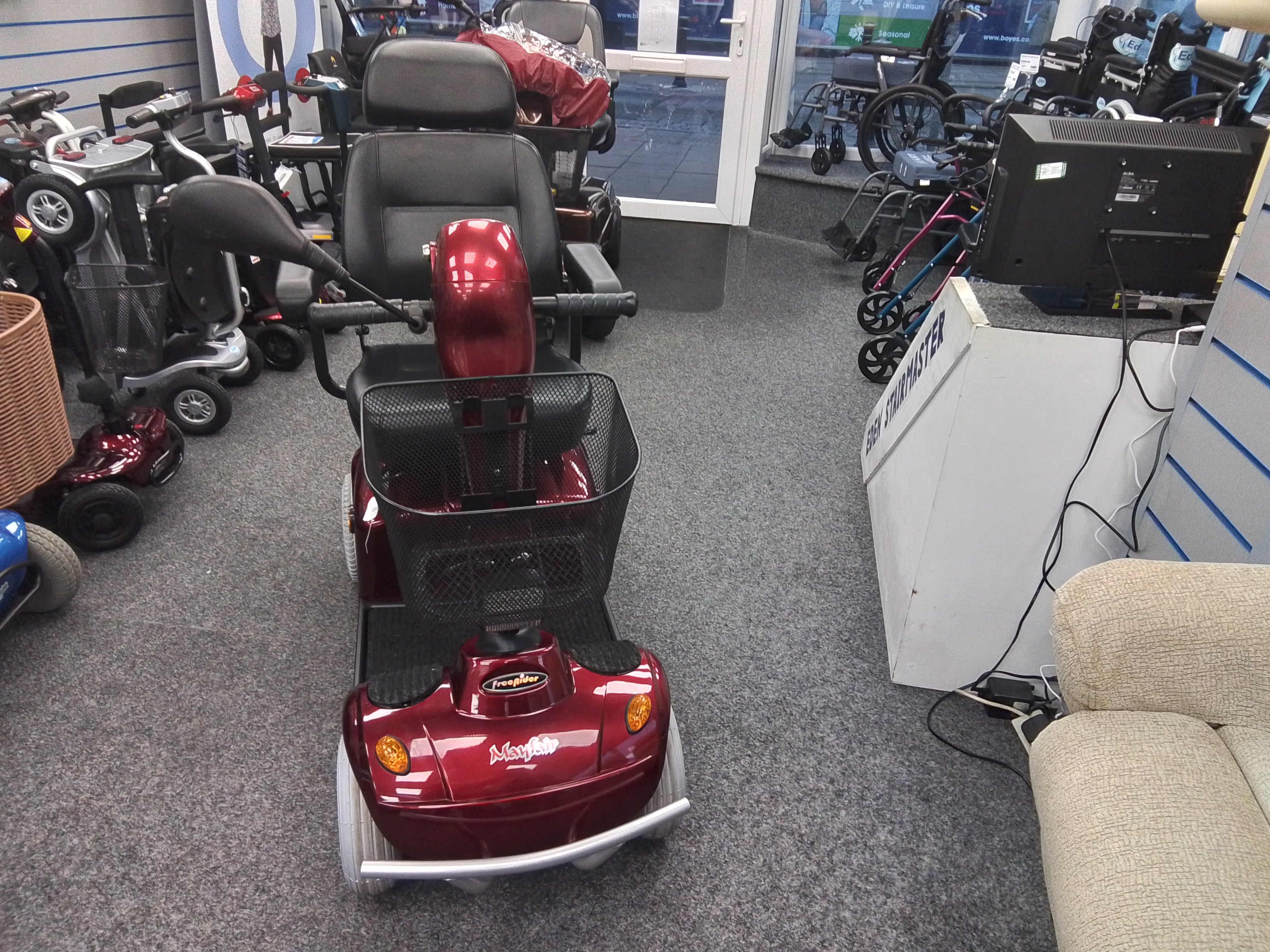 FREERIDER MAYFAIR (Red) - Eden Mobility