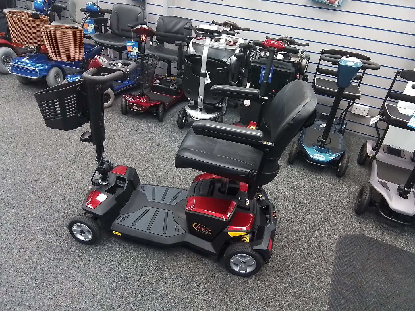 Pride Apex Rapid (Red) - Eden Mobility