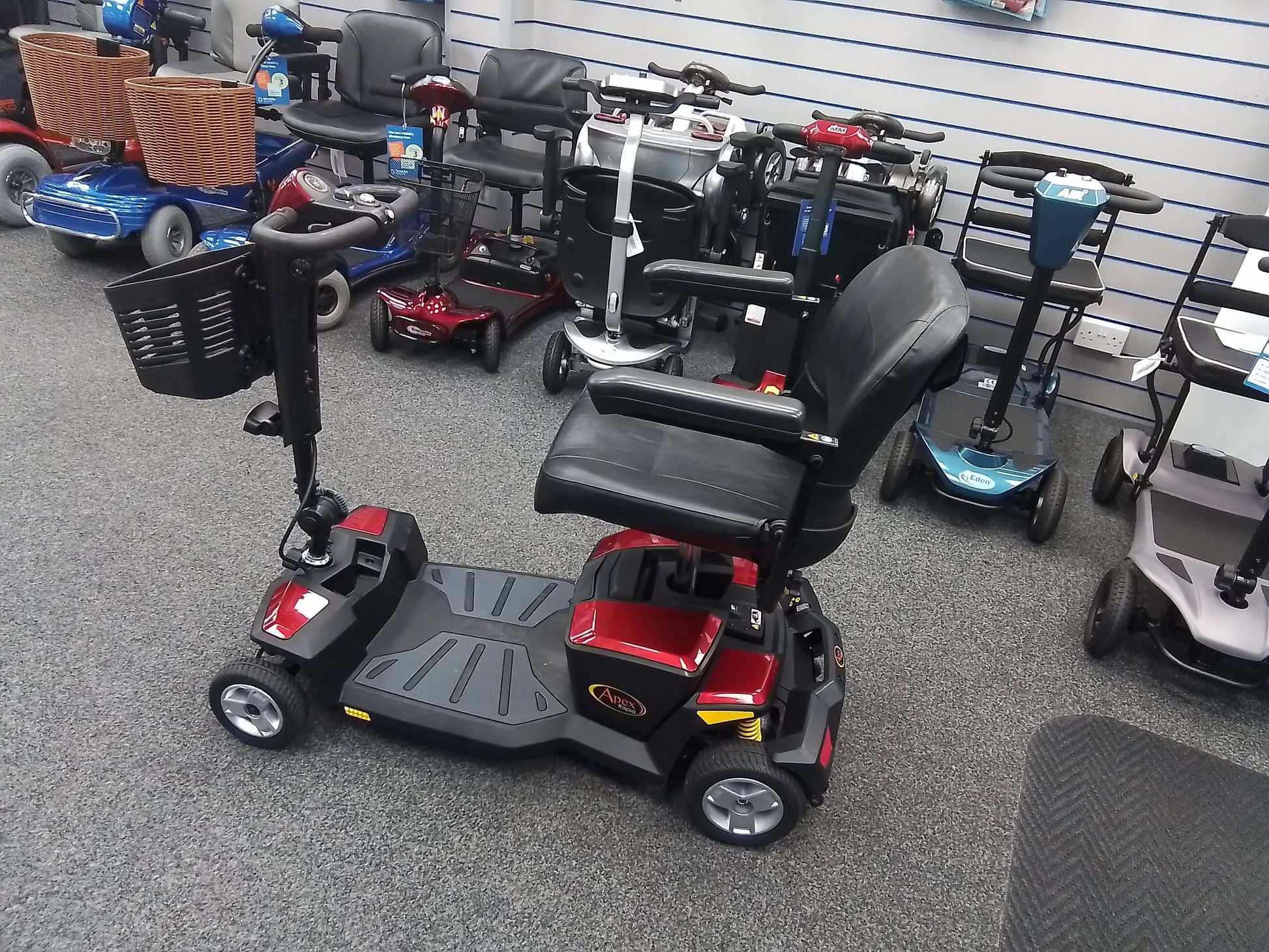 Pride Apex Rapid (Red) - Eden Mobility