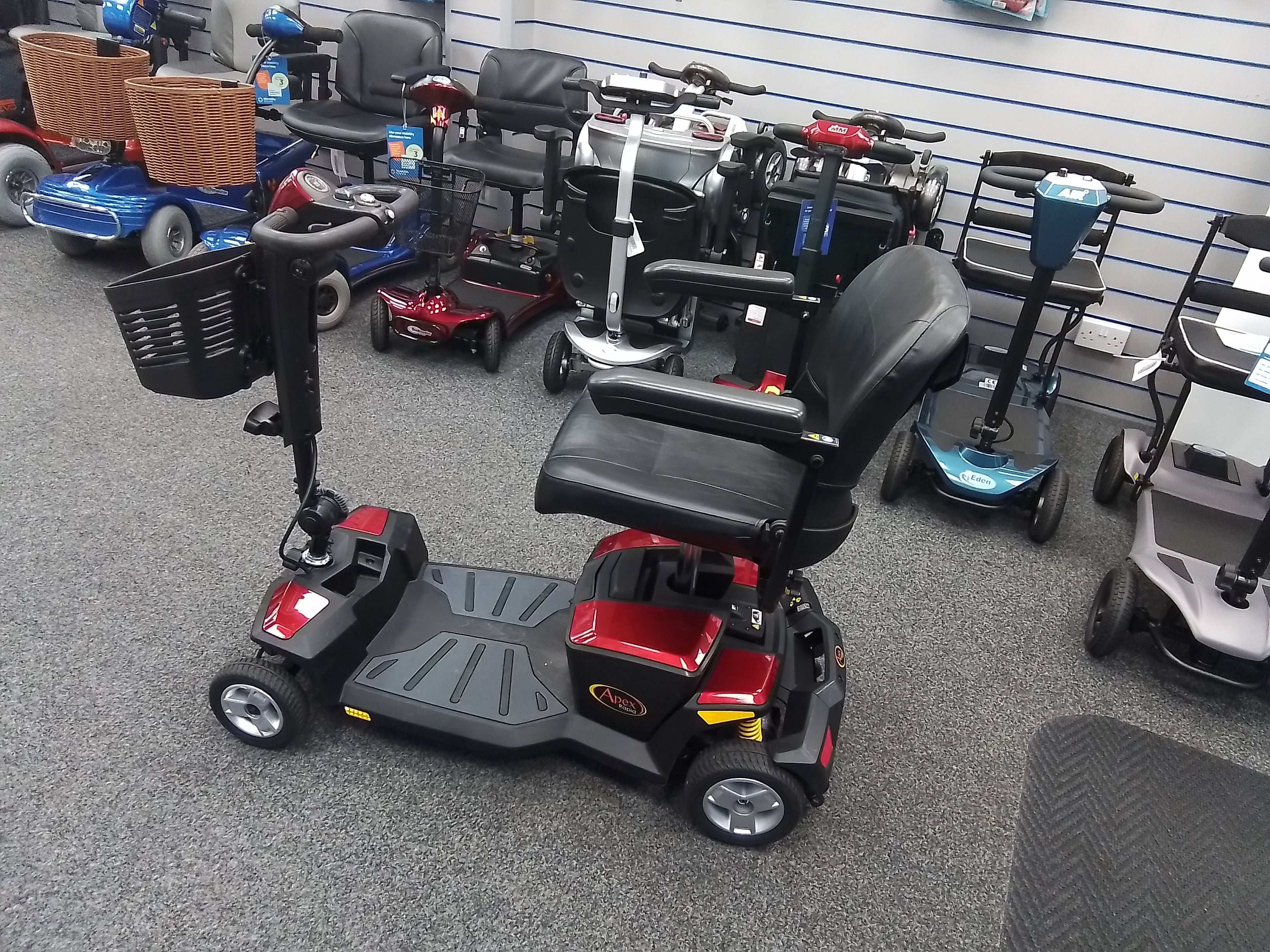 Pride Apex Rapid (Red) - Eden Mobility