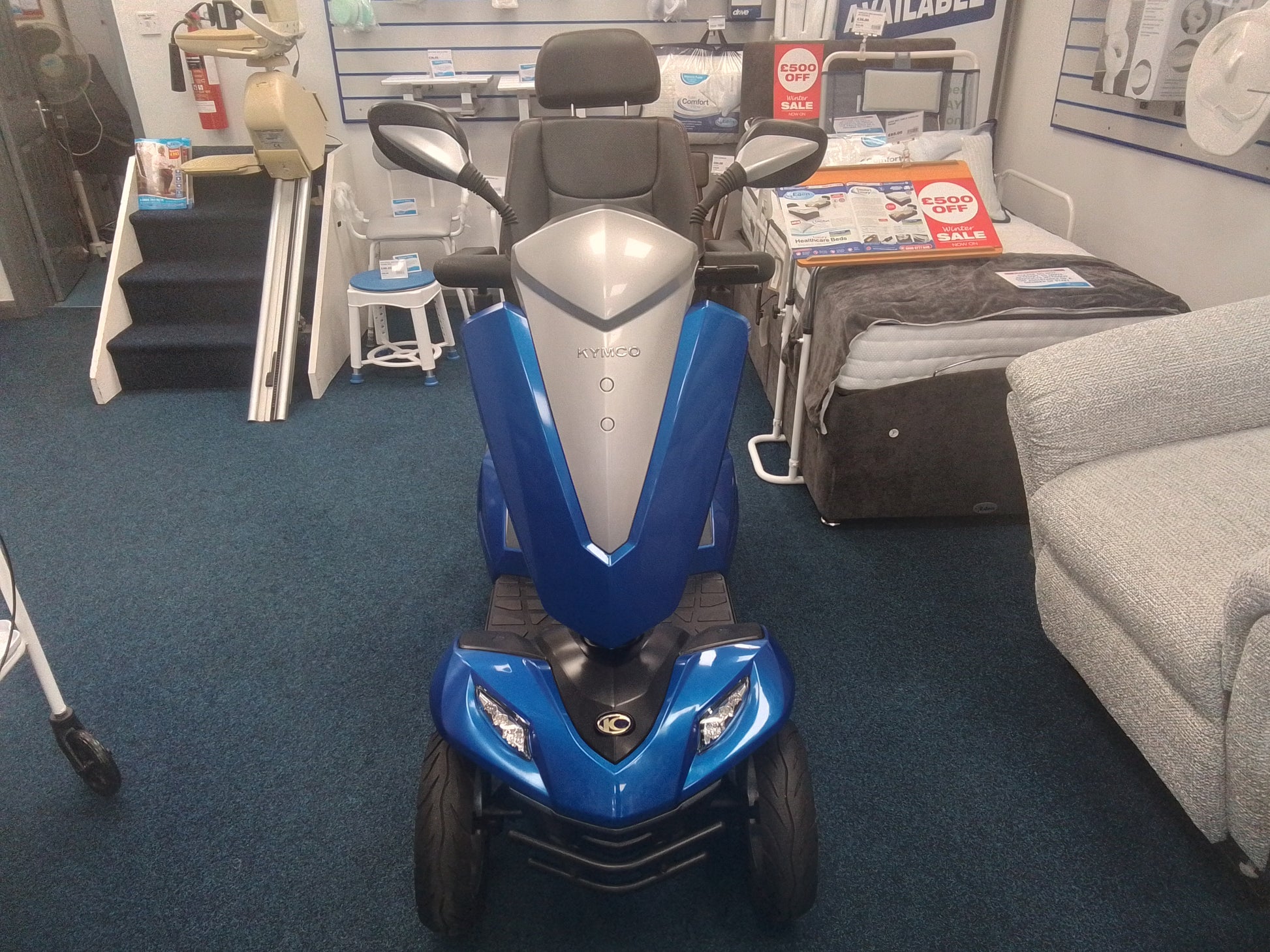 Kymco Maxer (Blue) - Eden Mobility