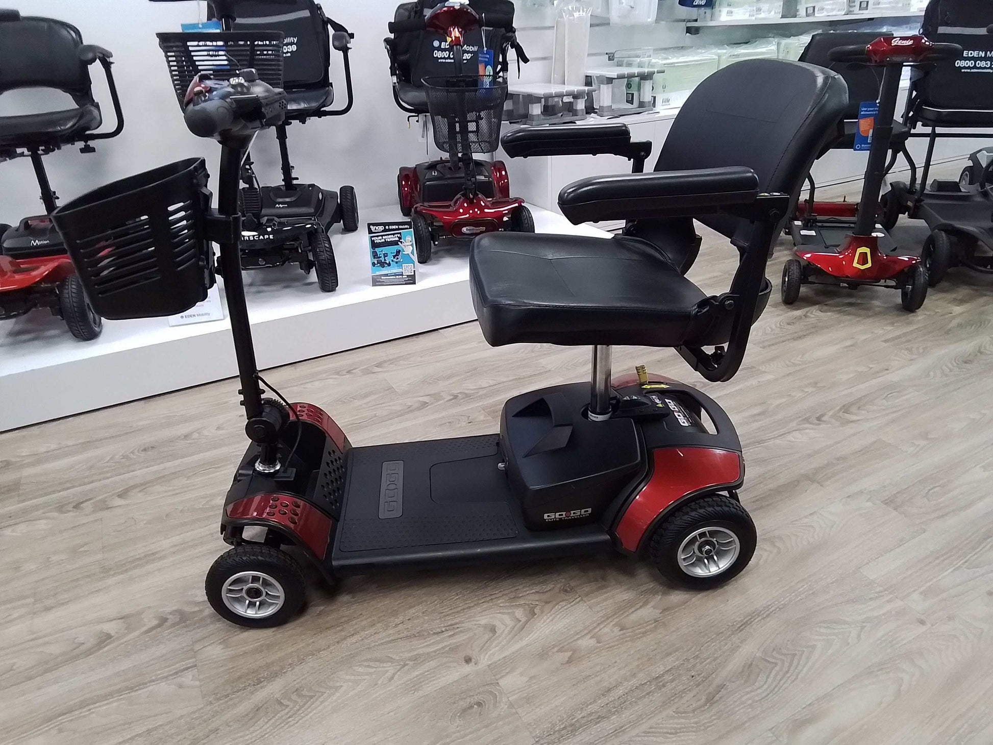 Pride Go Go Traveller - Red | Washington - Eden Mobility