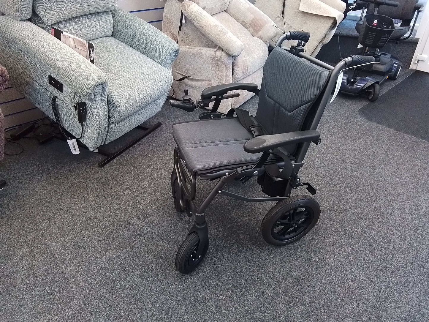 EFoldi Powerchair - Grey | Bridlington - Eden Mobility