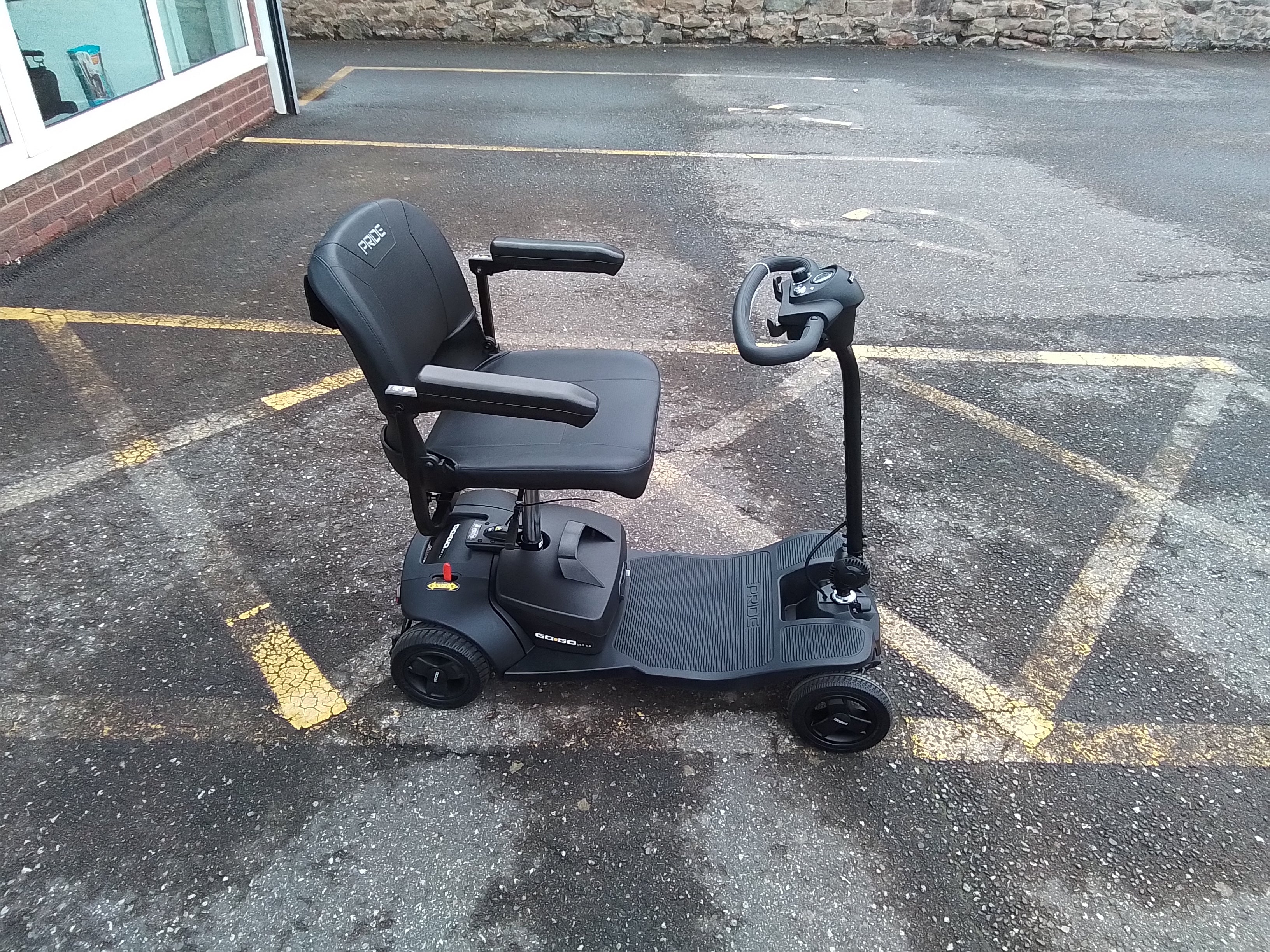 Pride Go Go Traveller in Black | Refurbished Mobility Scooter Barnsley