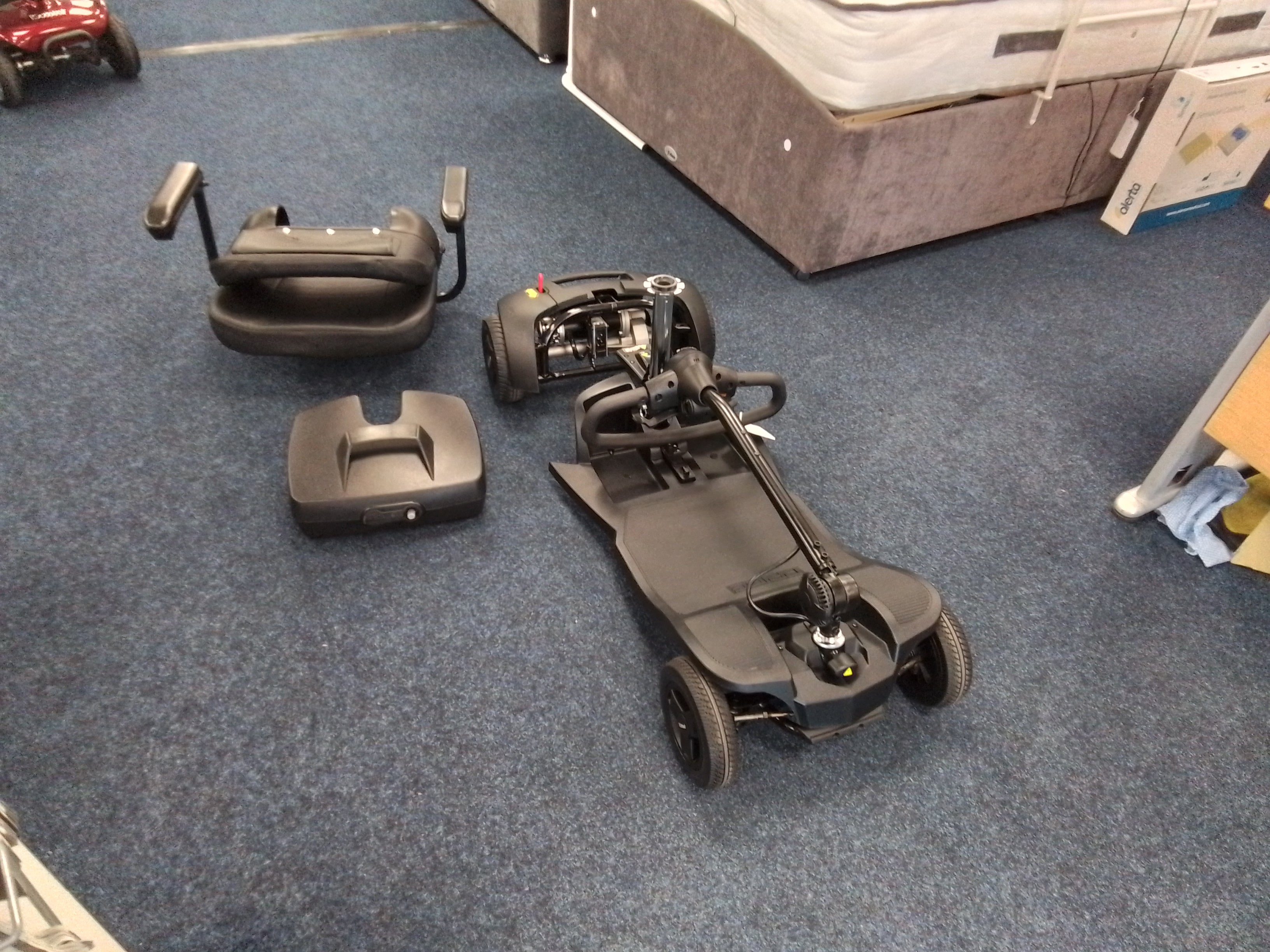 Pride Go Go Traveller in Black | Refurbished Mobility Scooter Barnsley