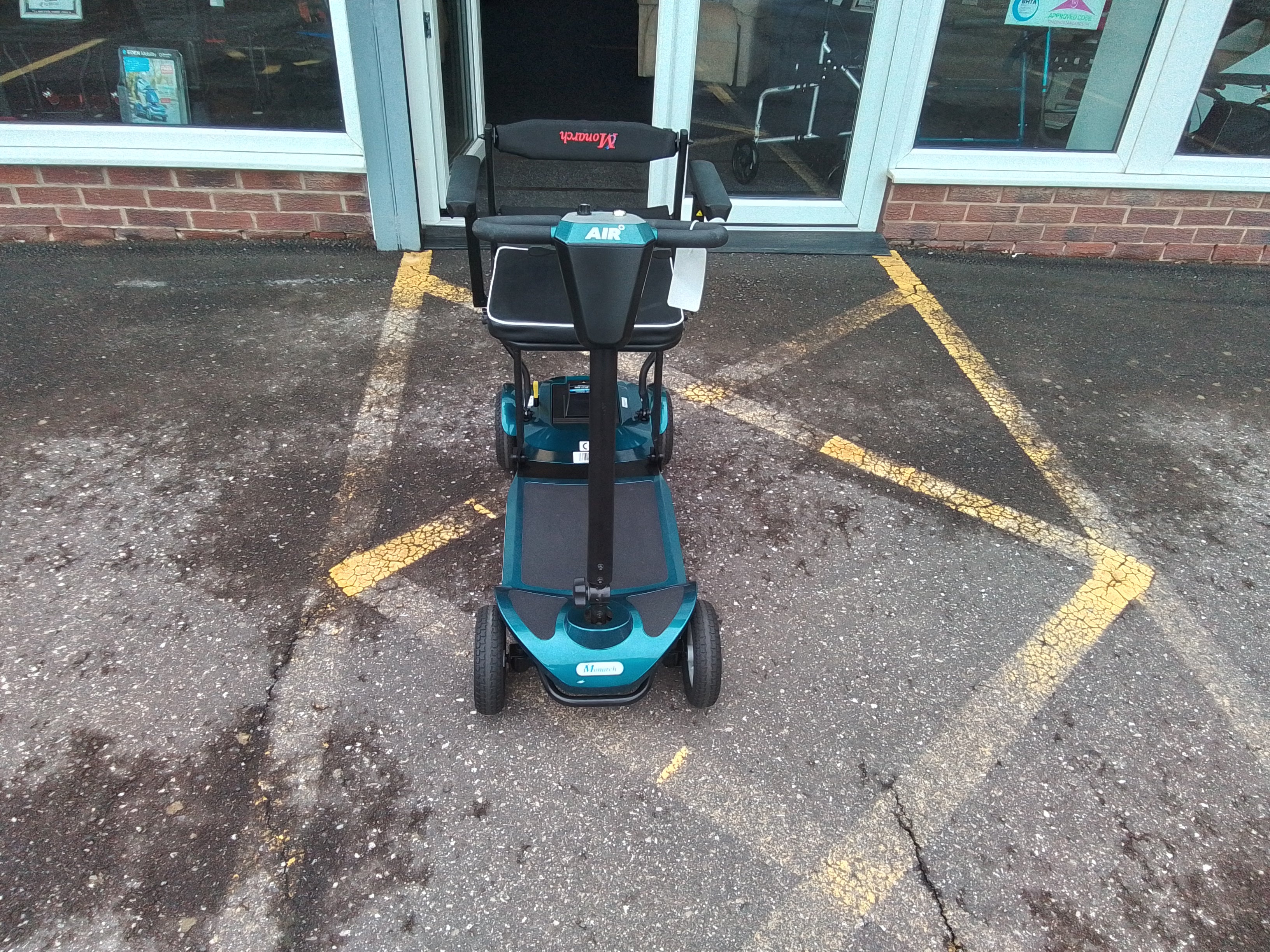 Monarch Air in Teal | Refurbished Mobility Scooter Barnsley