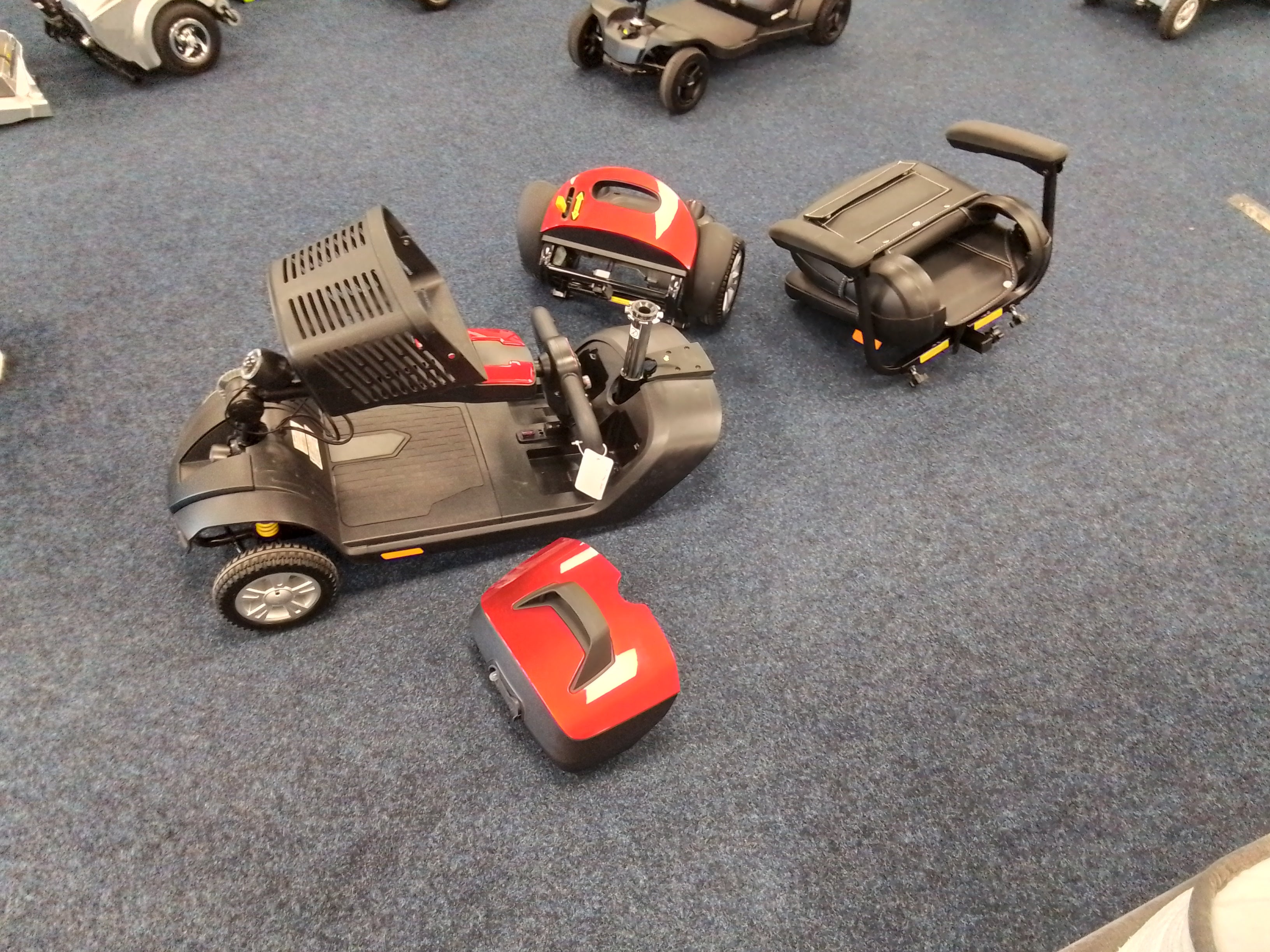 Ableworld Jolly World in Red | Refurbished Mobility Scooter Barnsley