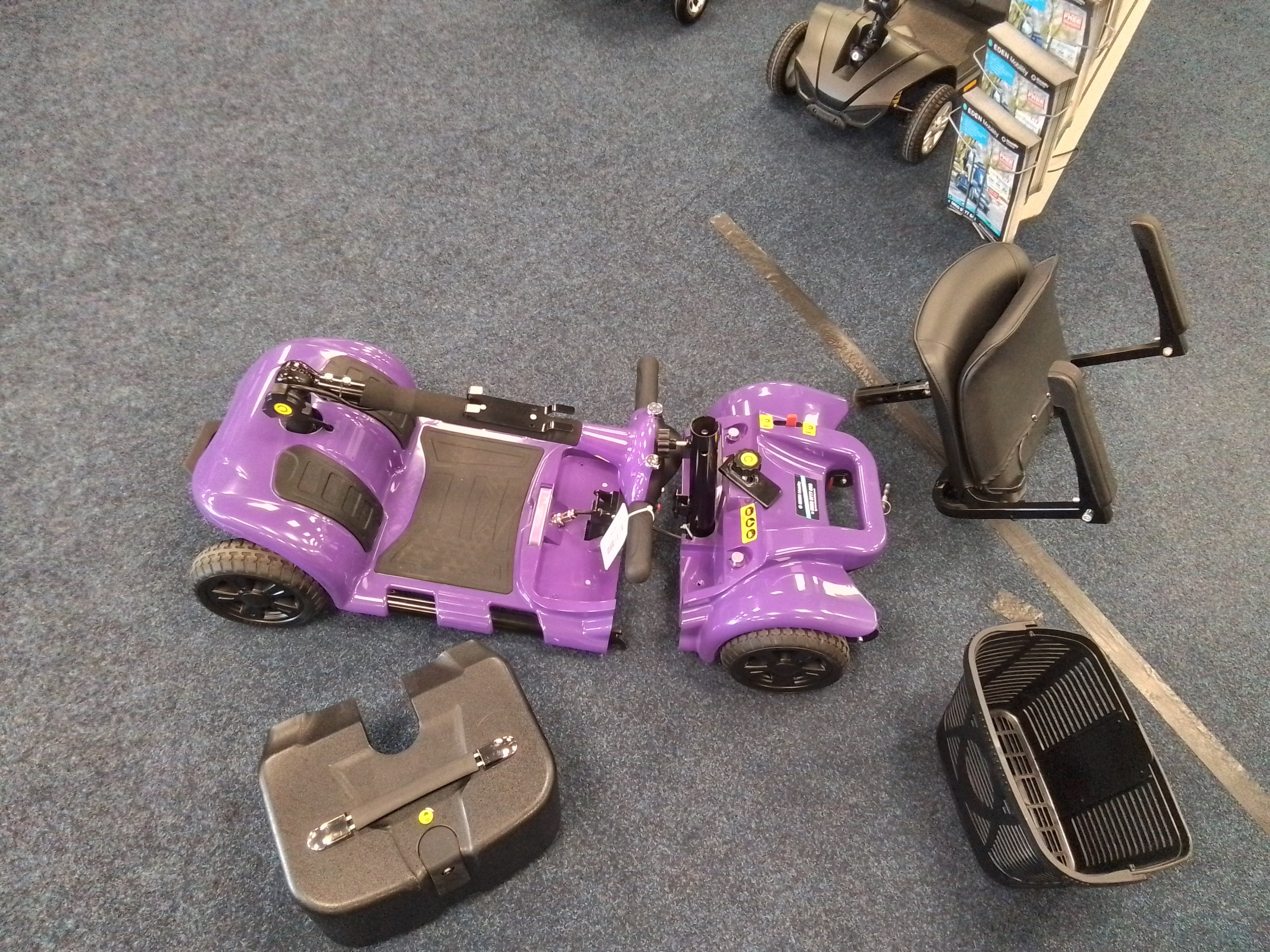 Discover Mobility Rider in Purple | Refurbished Mobility Scooter Barnsley
