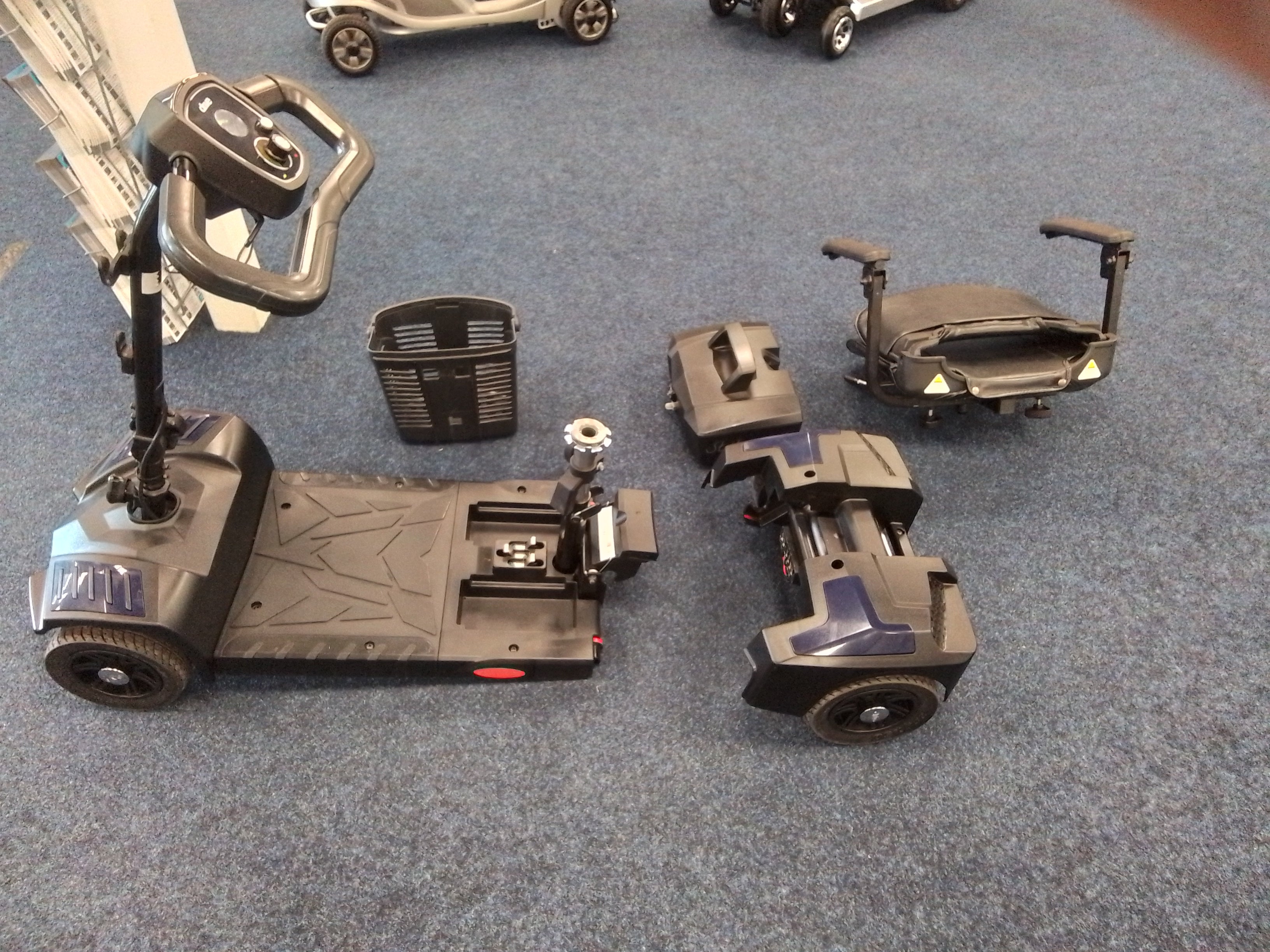 Drive Style in Blue | Refurbished Mobility Scooter Barnsley