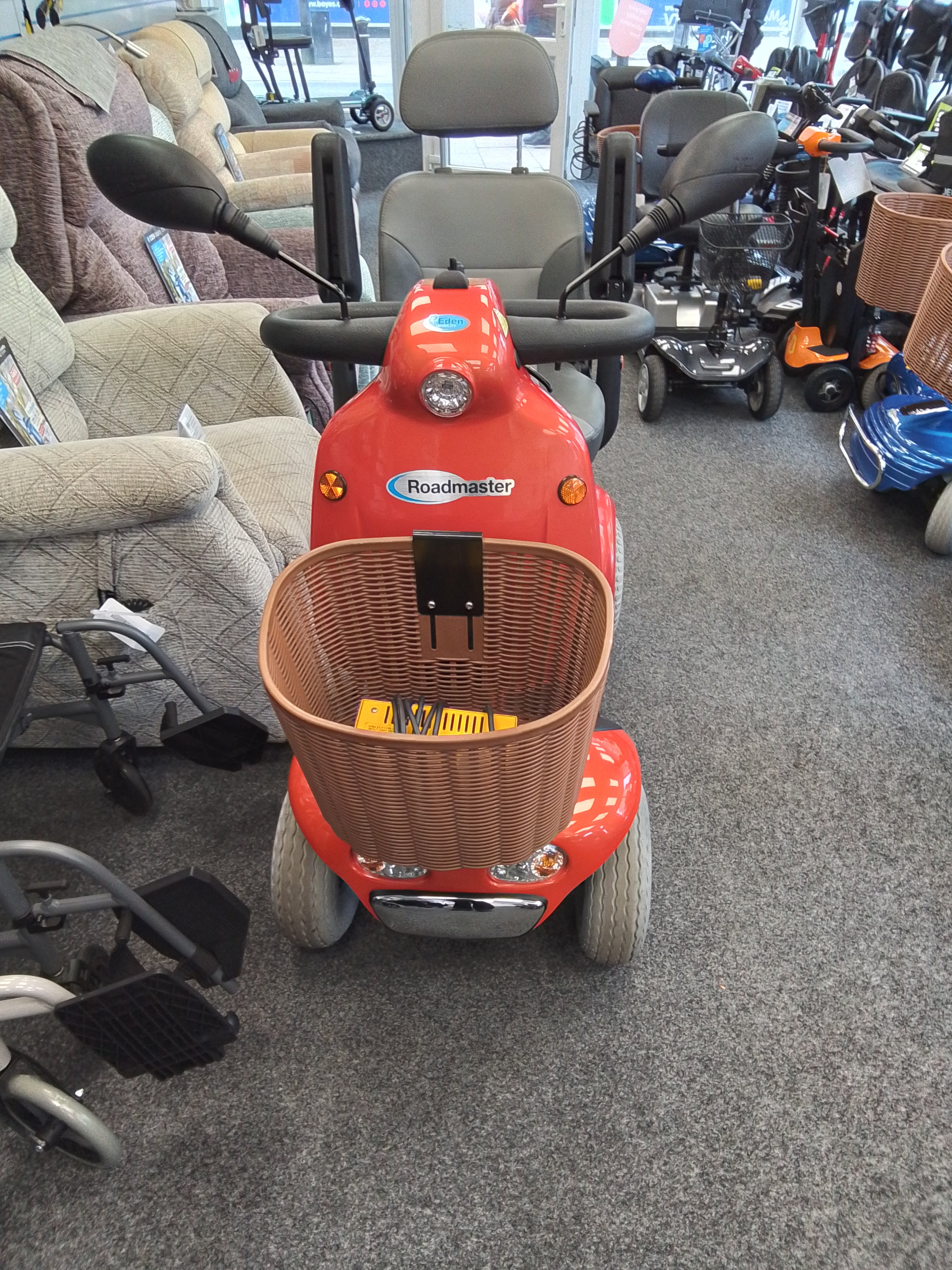 Roma Cadiz in Orange | Refurbished Mobility Scooter Bridlington