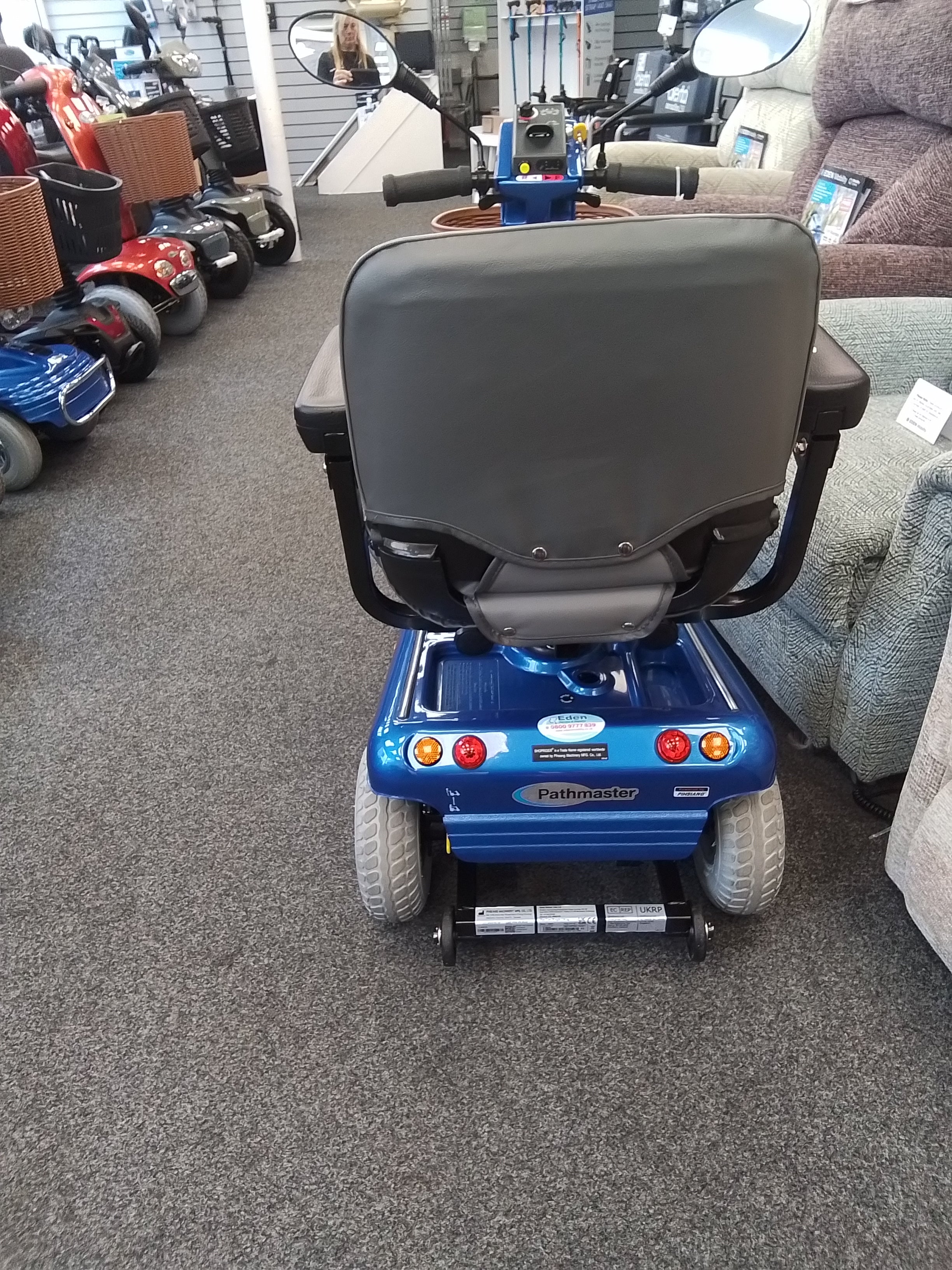 Roma Sovereign 4 in Blue | Refurbished Mobility Scooter Bridlington