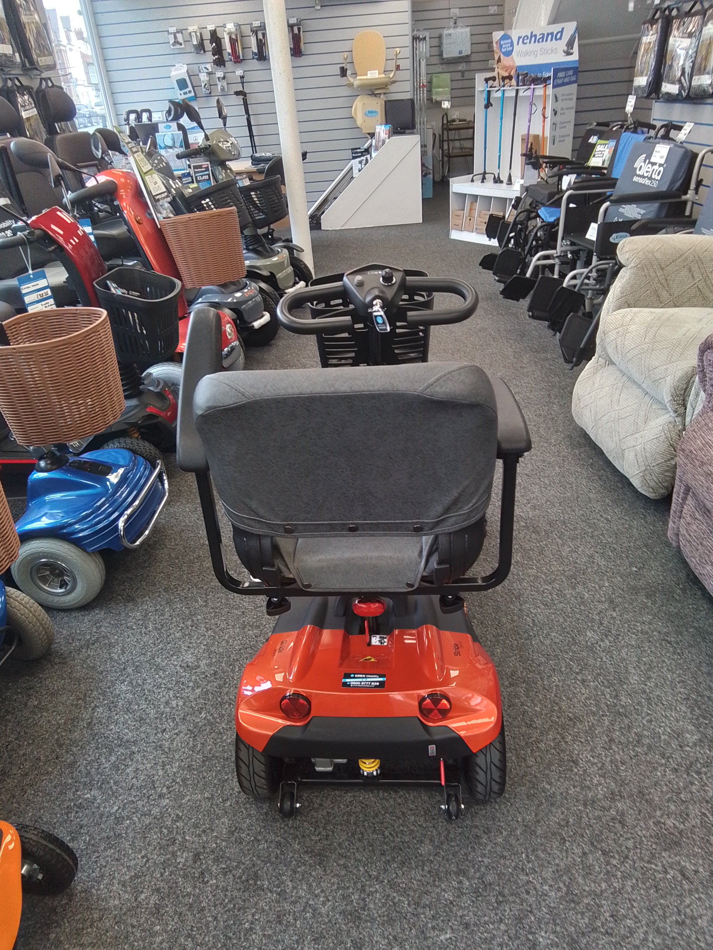 Abilize Stride Sport in Orange | Refurbished Mobility Scooter Bridlington