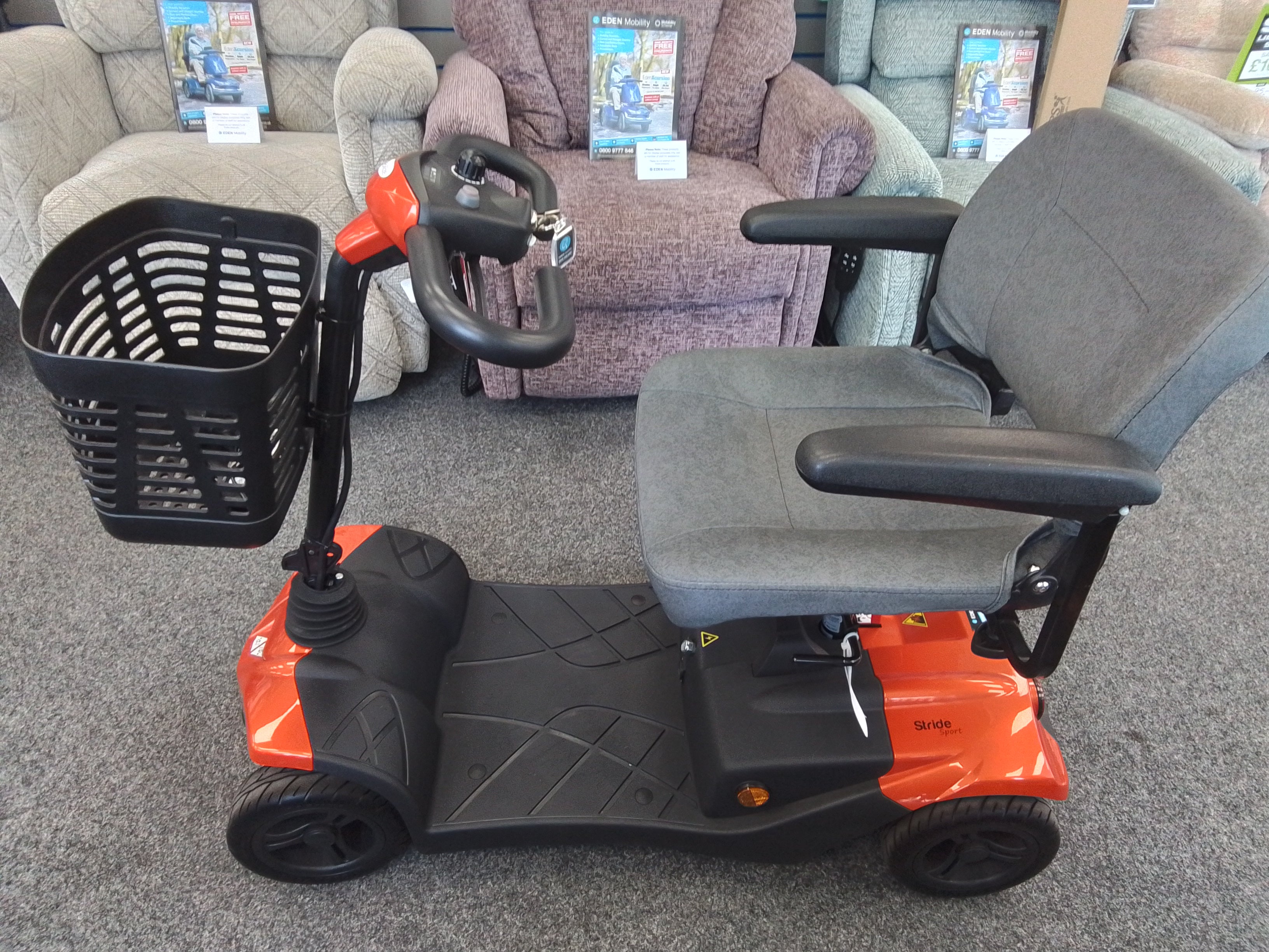 Abilize Stride Sport in Orange | Refurbished Mobility Scooter Bridlington